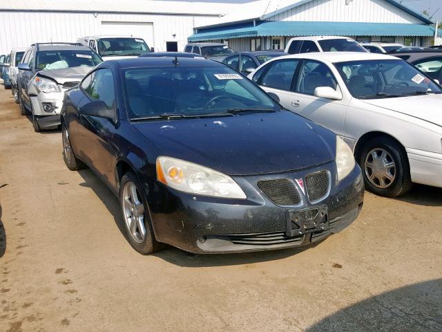 1G2ZH17N294143419 - 2009 PONTIAC G6 GT BLACK photo 1