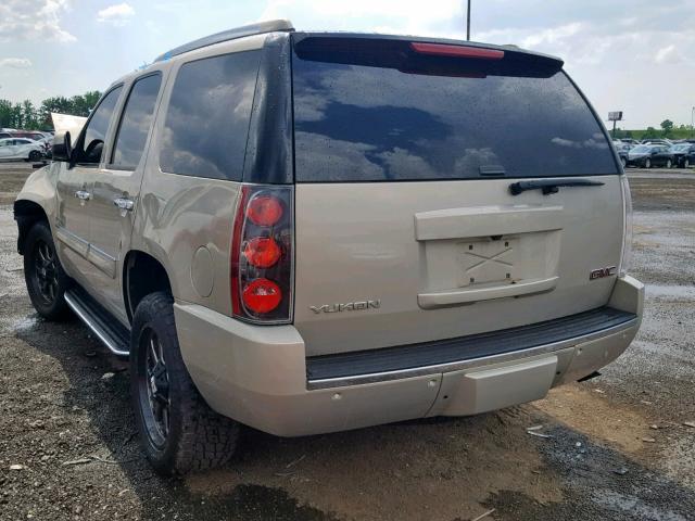 1GKFK63847J369803 - 2007 GMC YUKON DENA GOLD photo 3