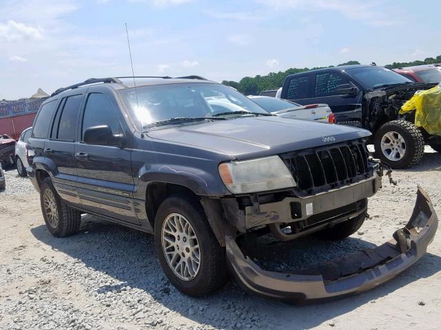 1J4GX58N84C201540 - 2004 JEEP GRAND CHER GRAY photo 1