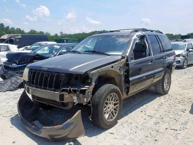 1J4GX58N84C201540 - 2004 JEEP GRAND CHER GRAY photo 2