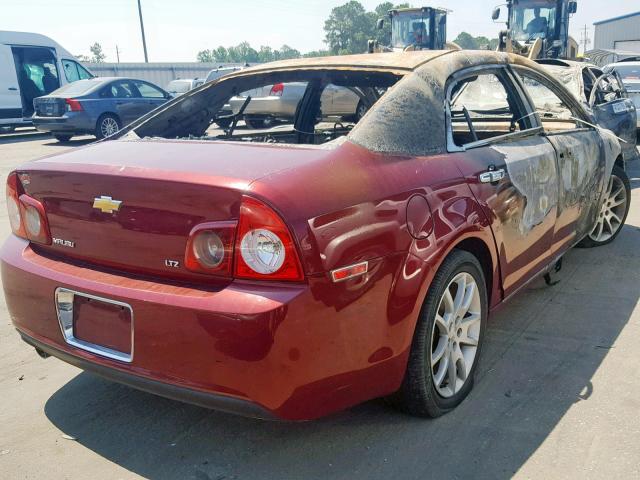 1G1ZK57B29F182163 - 2009 CHEVROLET MALIBU LTZ ბურგუნდია ფოტო 4