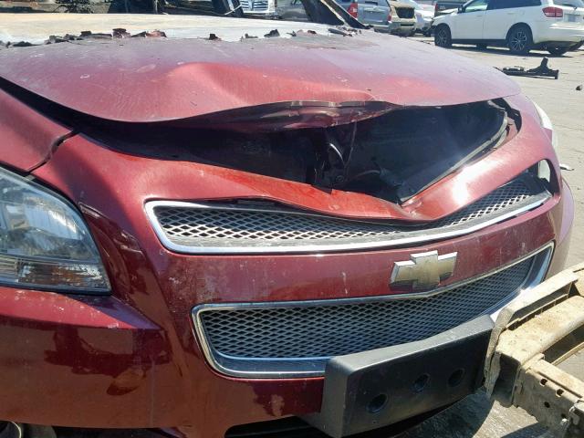 1G1ZK57B29F182163 - 2009 CHEVROLET MALIBU LTZ ბურგუნდია ფოტო 9