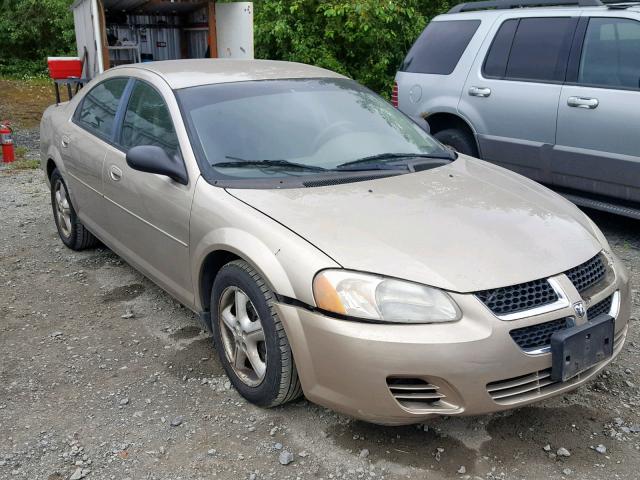 1B3EL46X04N176971 - 2004 DODGE STRATUS SX GOLD photo 1