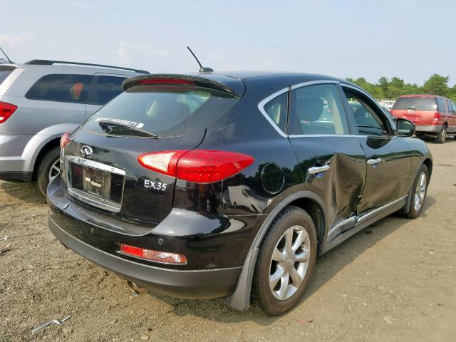 JNKAJ09F18M352032 - 2008 INFINITI EX35 BASE BLACK photo 4