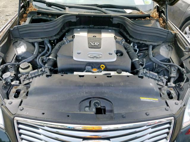 JNKAJ09F18M352032 - 2008 INFINITI EX35 BASE BLACK photo 7