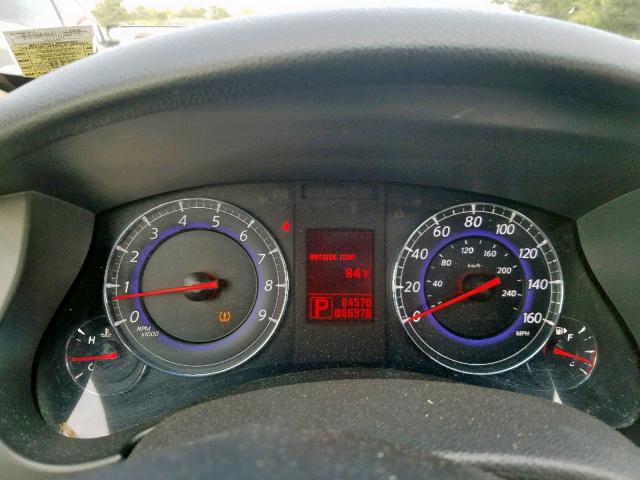 JNKAJ09F18M352032 - 2008 INFINITI EX35 BASE BLACK photo 8