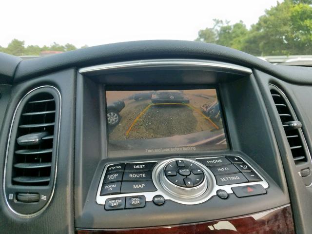 JNKAJ09F18M352032 - 2008 INFINITI EX35 BASE BLACK photo 9