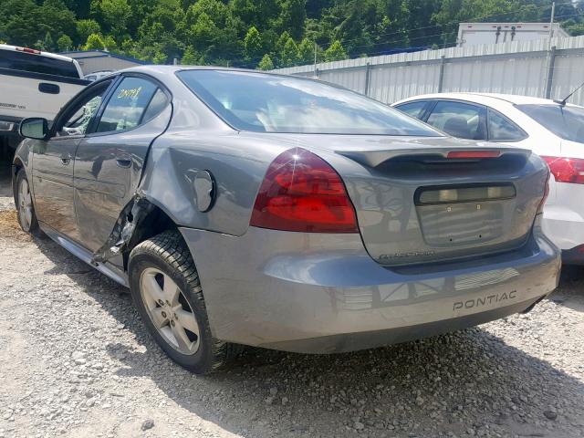 2G2WP552271121984 - 2007 PONTIAC GRAND PRIX GRAY photo 3
