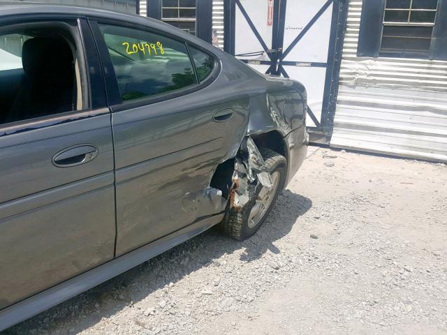 2G2WP552271121984 - 2007 PONTIAC GRAND PRIX GRAY photo 9