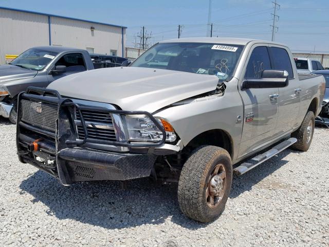 3D7UT2CL5AG119630 - 2010 DODGE RAM 2500 BEIGE photo 2