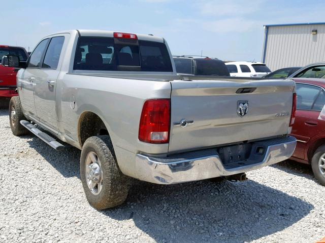 3D7UT2CL5AG119630 - 2010 DODGE RAM 2500 BEIGE photo 3