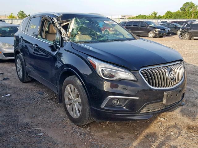 LRBFXBSAXHD000923 - 2017 BUICK ENVISION E BLACK photo 1