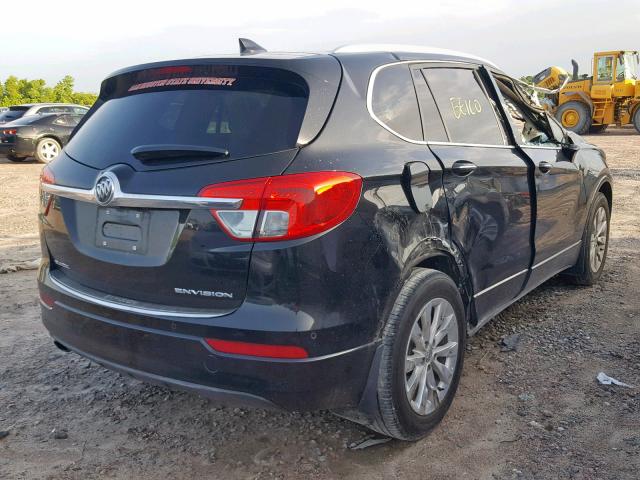 LRBFXBSAXHD000923 - 2017 BUICK ENVISION E BLACK photo 4