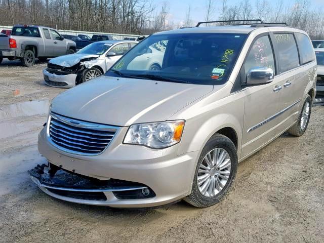 2C4RC1CG7DR767904 - 2013 CHRYSLER TOWN & COU TAN photo 2