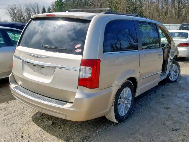 2C4RC1CG7DR767904 - 2013 CHRYSLER TOWN & COU TAN photo 4