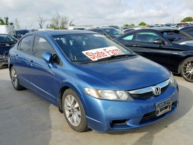 2HGFA1F94BH533598 - 2011 HONDA CIVIC EXL BLUE photo 1