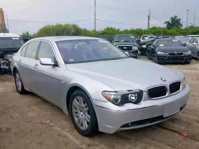 WBAGN63493DR14999 - 2003 BMW 745 LI SILVER photo 1