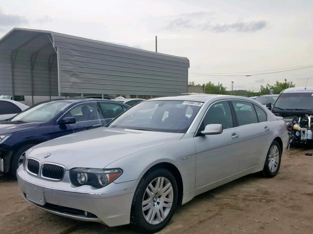 WBAGN63493DR14999 - 2003 BMW 745 LI SILVER photo 2