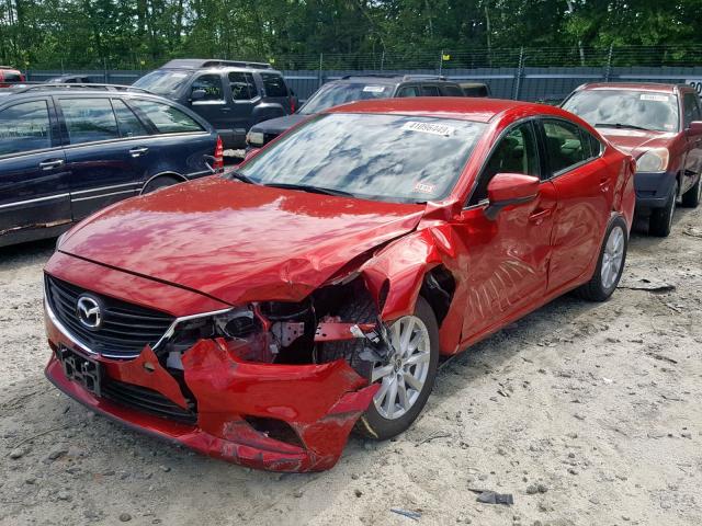 JM1GL1U56H1133353 - 2017 MAZDA 6 SPORT RED photo 2