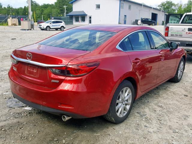 JM1GL1U56H1133353 - 2017 MAZDA 6 SPORT RED photo 4