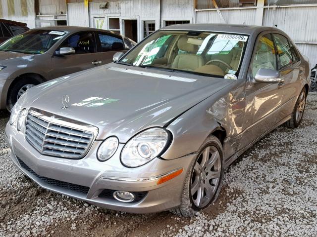 WDBUF56X77B043510 - 2007 MERCEDES-BENZ E 350 GRAY photo 2