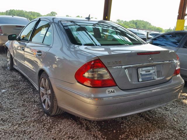 WDBUF56X77B043510 - 2007 MERCEDES-BENZ E 350 GRAY photo 3