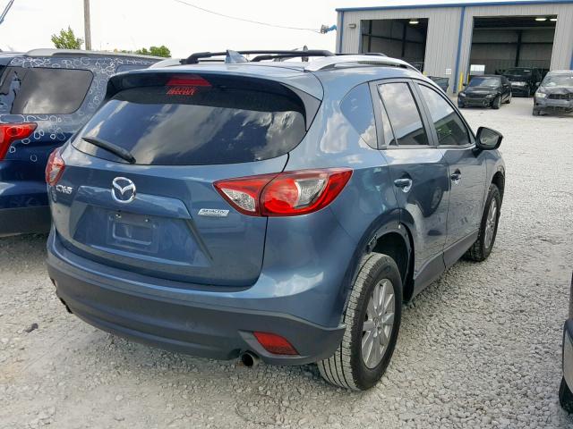 JM3KE2CY8G0907443 - 2016 MAZDA CX-5 TOURI BLUE photo 4