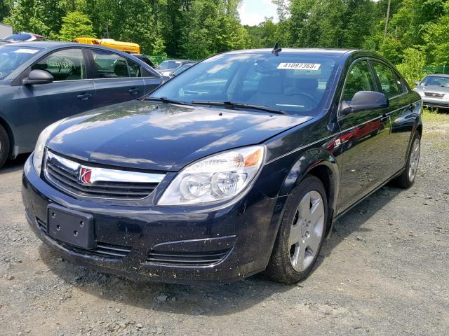 1G8ZS57B99F168519 - 2009 SATURN AURA XE BLACK photo 2