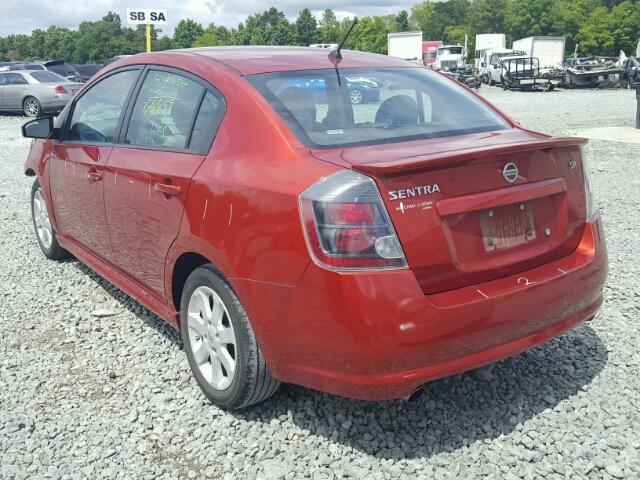 3N1AB6AP8BL732057 - 2011 NISSAN SENTRA 2.0 ORANGE photo 3