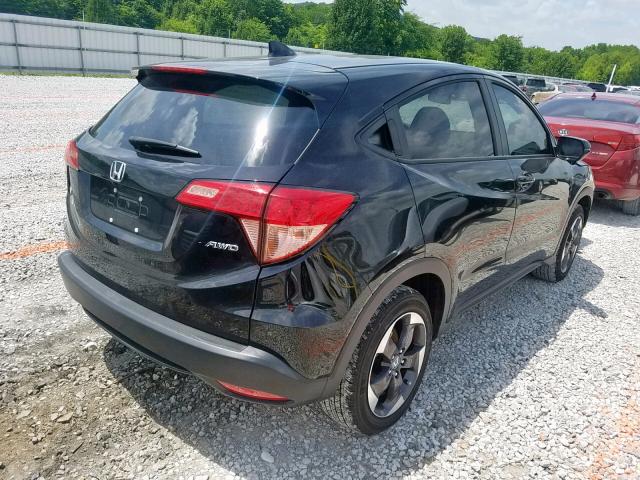 3CZRU6H50JG711798 - 2018 HONDA HR-V EX BLACK photo 4