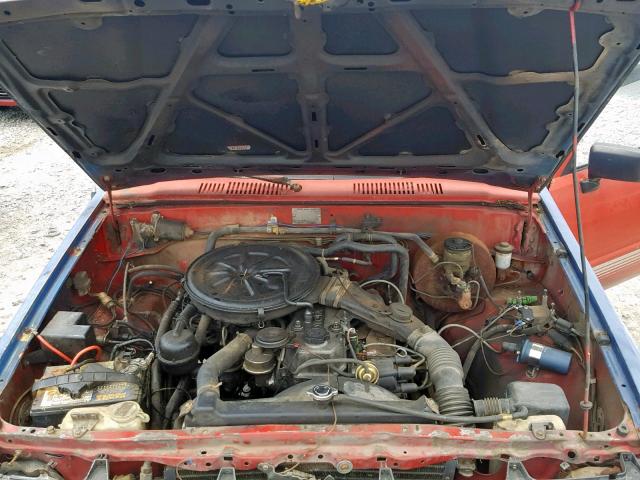 JT4RN50RXH0247011 - 1987 TOYOTA PICKUP 1/2 RED photo 7