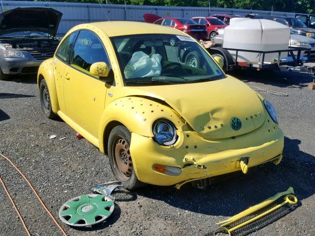 3VWCC21CXXM473854 - 1999 VOLKSWAGEN NEW BEETLE YELLOW photo 1