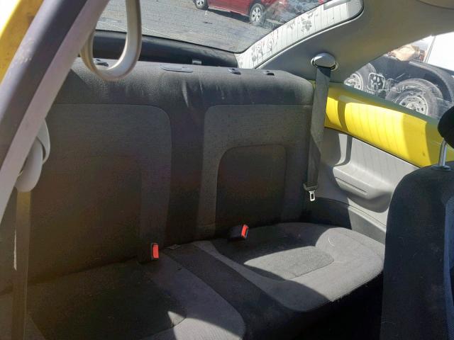 3VWCC21CXXM473854 - 1999 VOLKSWAGEN NEW BEETLE YELLOW photo 6