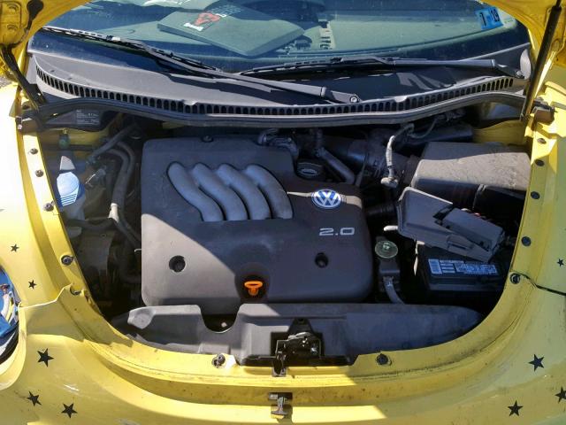 3VWCC21CXXM473854 - 1999 VOLKSWAGEN NEW BEETLE YELLOW photo 7