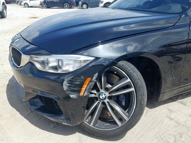 WBA4B1C55FD955626 - 2015 BMW 435 I BLACK photo 9