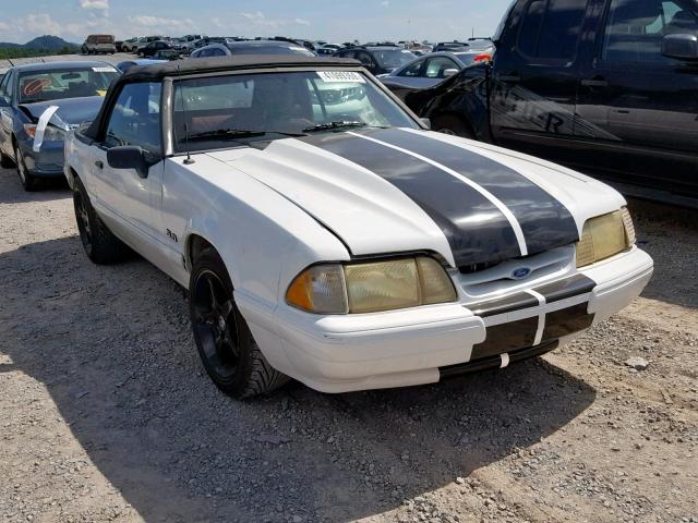 1FACP44E8MF109384 - 1991 FORD MUSTANG LX WHITE photo 1