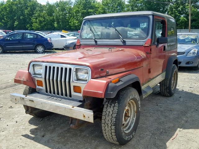 2J4FY29S1NJ520670 - 1992 JEEP WRANGLER / BROWN photo 2