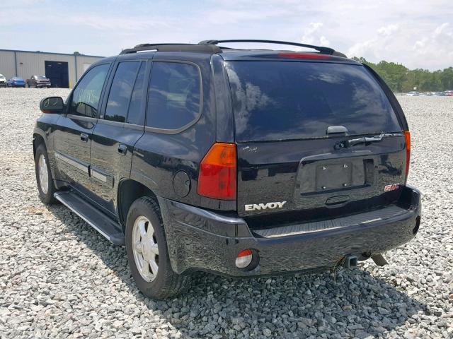 1GKDS13S942396619 - 2004 GMC ENVOY BLACK photo 3