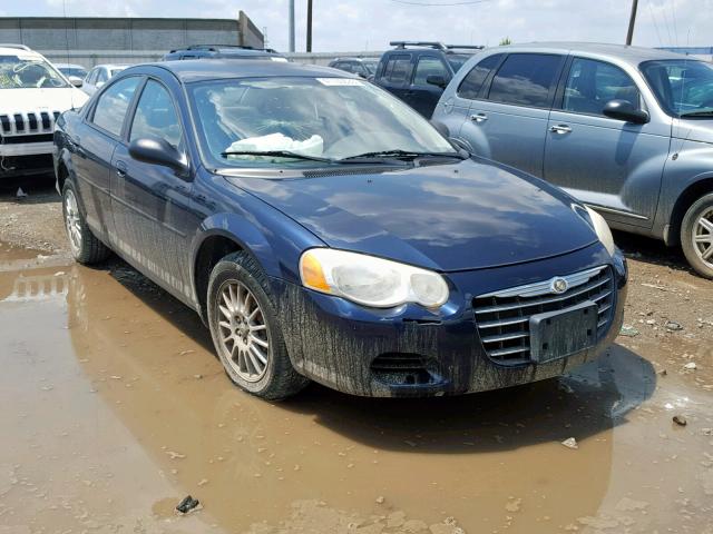 1C3EL46X54N125985 - 2004 CHRYSLER SEBRING LX BLUE photo 1