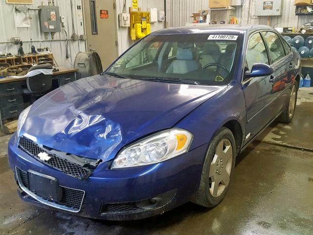 2G1WD58C279127206 - 2007 CHEVROLET IMPALA SUP ლურჯი ფოტო 2