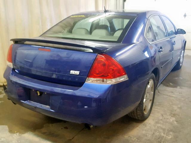 2G1WD58C279127206 - 2007 CHEVROLET IMPALA SUP ლურჯი ფოტო 4