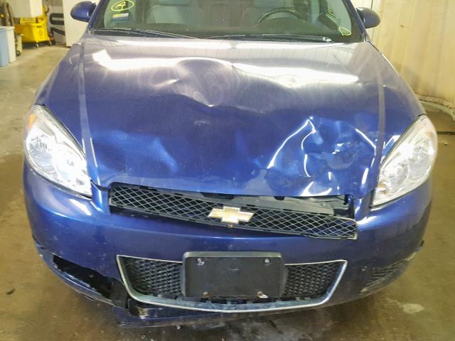 2G1WD58C279127206 - 2007 CHEVROLET IMPALA SUP ლურჯი ფოტო 9