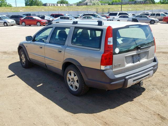 YV1SZ592X51181393 - 2005 VOLVO XC70 TAN photo 3