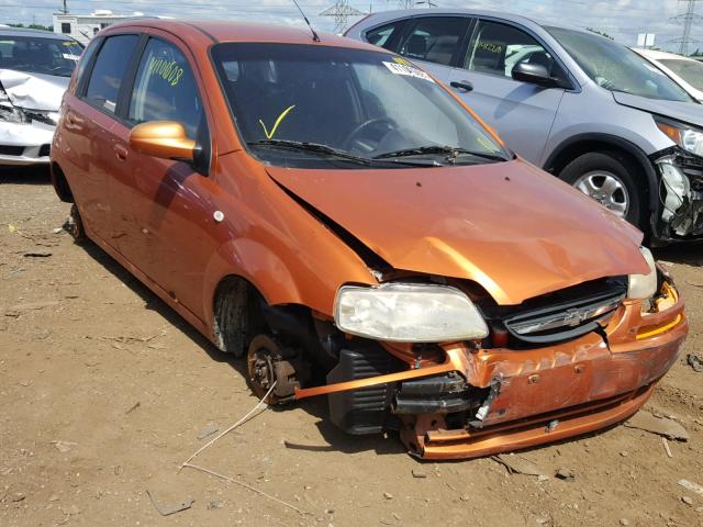 KL1TD66626B588178 - 2006 CHEVROLET AVEO BASE Narıncı foto 1