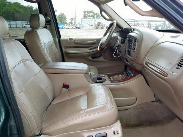 5LMFU28A6YLJ28186 - 2000 LINCOLN NAVIGATOR 绿色 照片 5