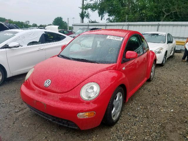 3VWCF21C5XM406084 - 1999 VOLKSWAGEN NEW BEETLE 红色 照片 2