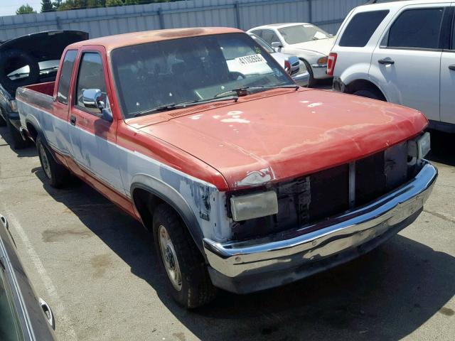 1B7GL23Y1NS560365 - 1992 DODGE DAKOTA RED photo 1