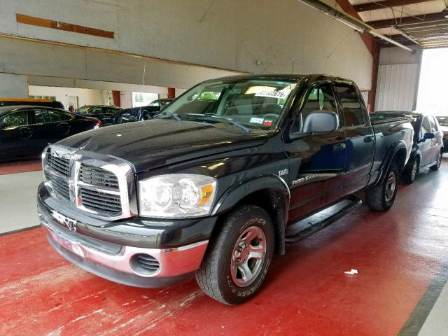 1D7HU18217S240925 - 2007 DODGE RAM 1500 S BLACK photo 2