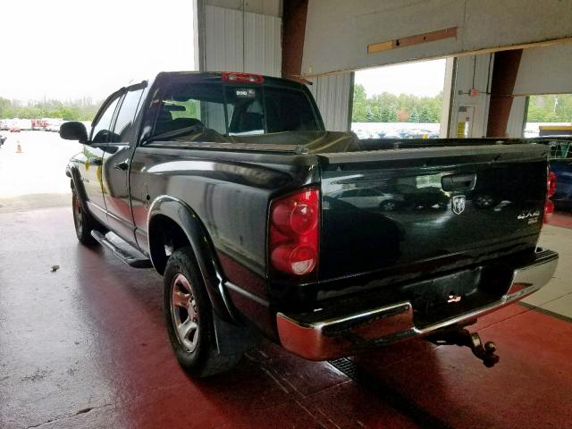 1D7HU18217S240925 - 2007 DODGE RAM 1500 S BLACK photo 3