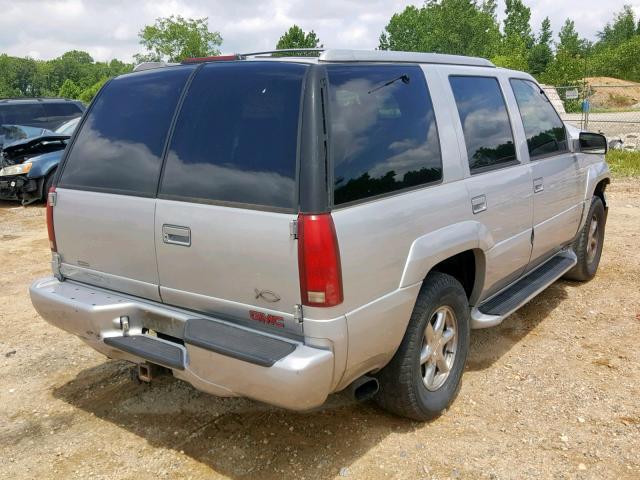 1GKEK13R5YR144039 - 2000 GMC YUKON DENA SILVER photo 4